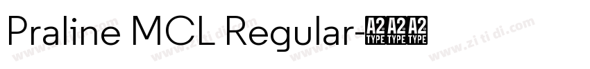 Praline MCL Regular字体转换